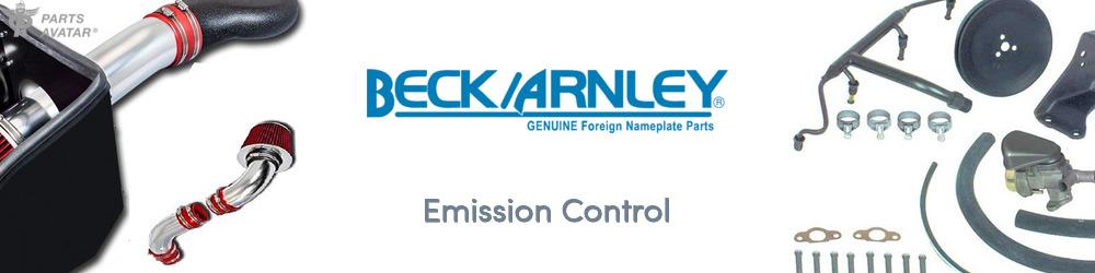 Discover BECK/ARNLEY Emissions For Your Vehicle