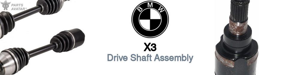 Discover BMW X3 Driveshafts For Your Vehicle