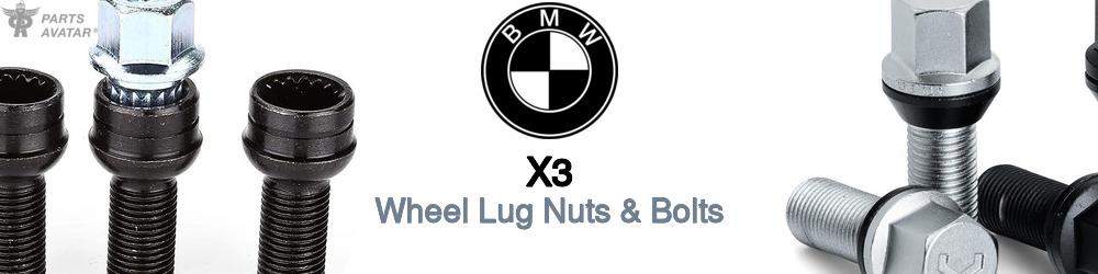 Discover BMW X3 Wheel Lug Nuts & Bolts For Your Vehicle