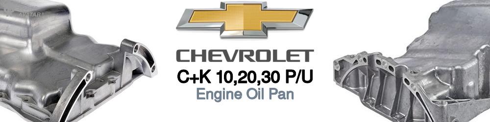 Discover Chevrolet C+k 10,20,30 p/u Oil Pans For Your Vehicle