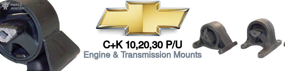 Discover Chevrolet C+k 10,20,30 p/u Engine & Transmission Mounts For Your Vehicle
