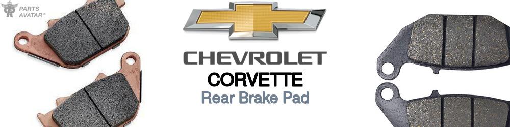 Discover Chevrolet Corvette Rear Brake Pads For Your Vehicle