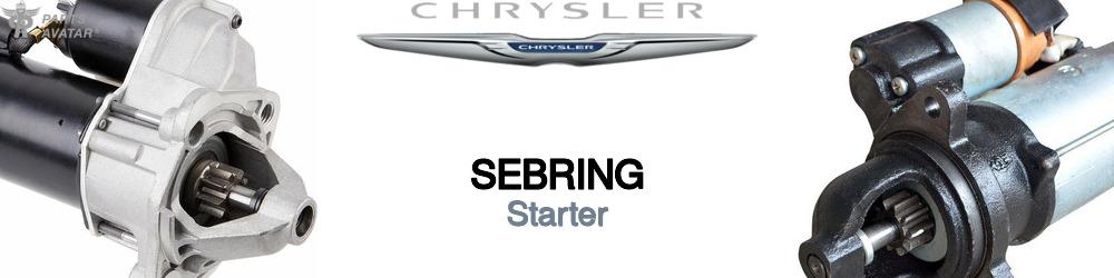 Discover Chrysler Sebring Starters For Your Vehicle