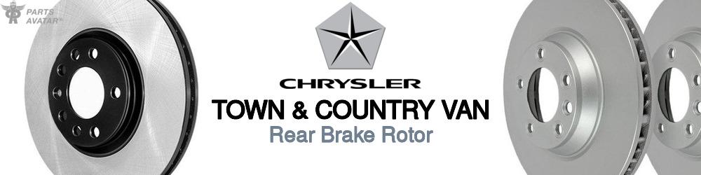 Discover Chrysler Town & country van Rear Brake Rotors For Your Vehicle