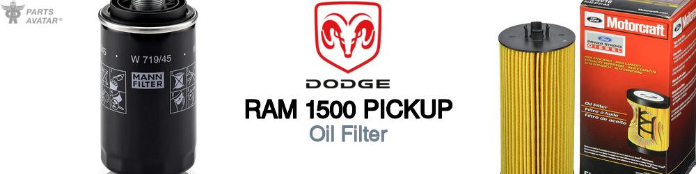 Discover Dodge Ram 1500 pickup Engine Oil Filters For Your Vehicle