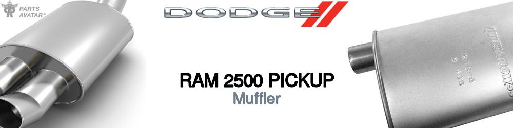 Discover Dodge Ram 2500 pickup Mufflers For Your Vehicle