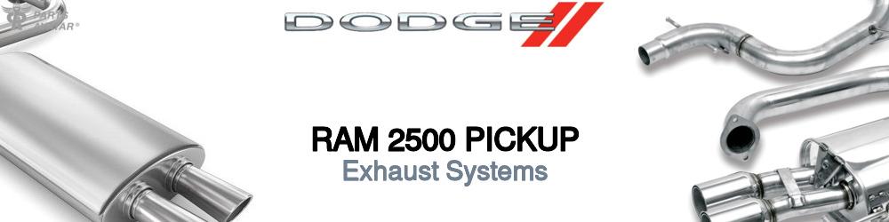 Discover Dodge Ram 2500 pickup Exhausts For Your Vehicle