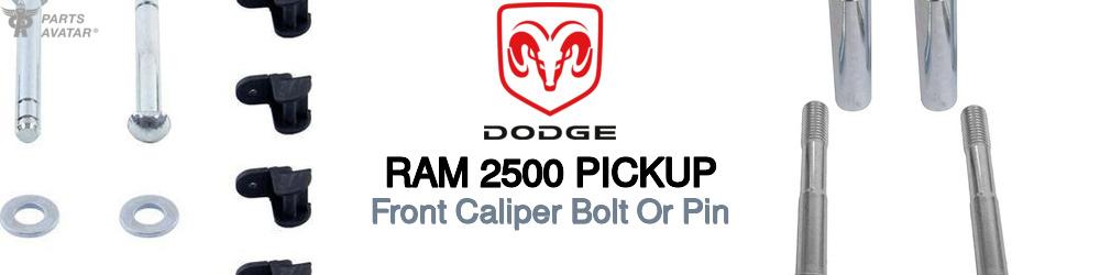 Discover Dodge Ram 2500 pickup Caliper Guide Pins For Your Vehicle