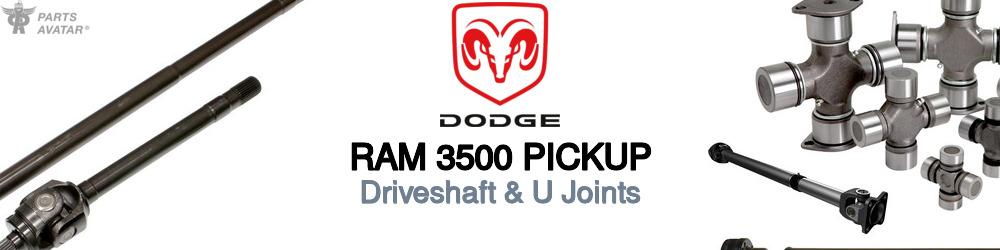 Discover Dodge Ram 3500 pickup U-Joints For Your Vehicle