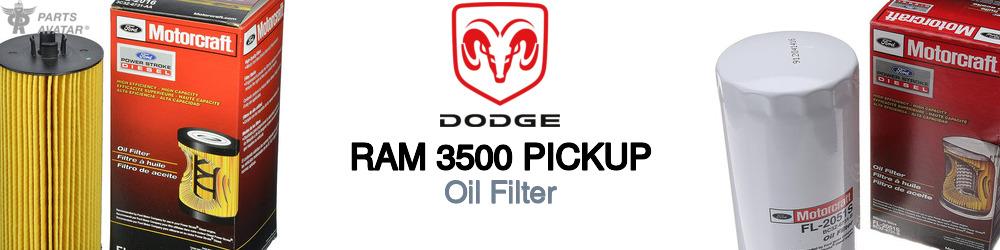 Discover Dodge Ram 3500 pickup Engine Oil Filters For Your Vehicle