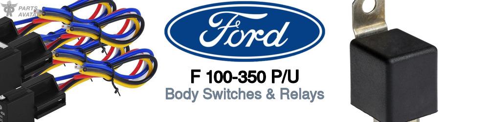 Discover Ford F 100-350 p/u Body Control Sensors For Your Vehicle