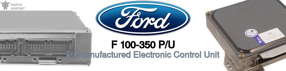 Discover Ford F 100-350 p/u Ignition Electronics For Your Vehicle