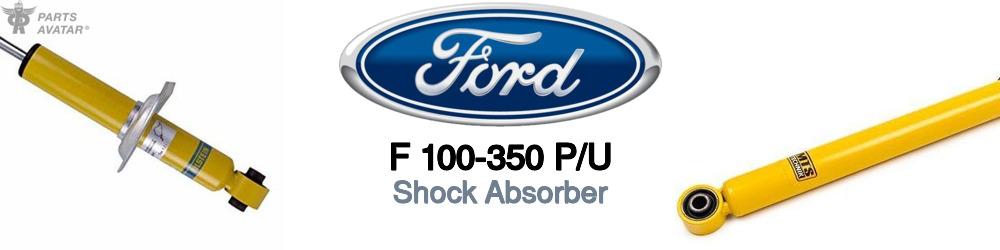 Discover Ford F 100-350 p/u Shock Absorber For Your Vehicle