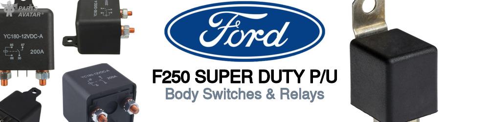 Discover Ford F250 super duty p/u Body Control Sensors For Your Vehicle