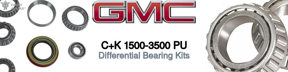 Discover Gmc C+k 1500-3500 pu Differential Bearings For Your Vehicle