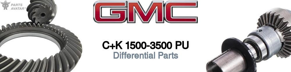 Discover Gmc C+k 1500-3500 pu Differential Parts For Your Vehicle