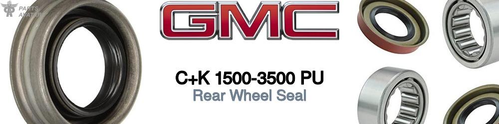 Discover Gmc C+k 1500-3500 pu Rear Wheel Bearing Seals For Your Vehicle