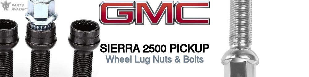 Discover Gmc Sierra 2500 pickup Wheel Lug Nuts & Bolts For Your Vehicle