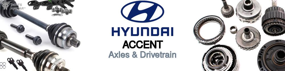 Discover Hyundai Accent Drivetrain For Your Vehicle