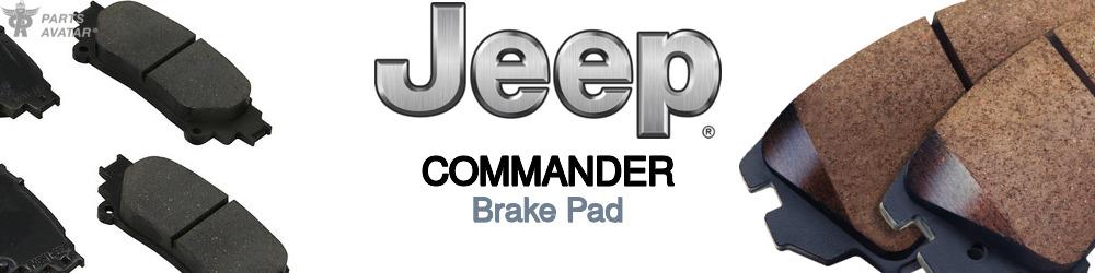 Discover Jeep truck Commander Brake Pads For Your Vehicle