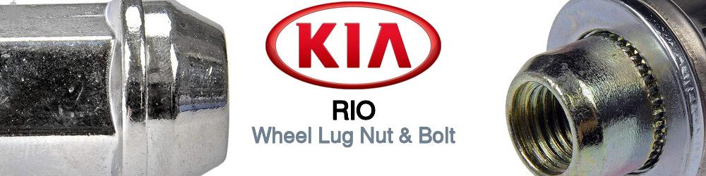 Discover Kia Rio Wheel Lug Nut & Bolt For Your Vehicle