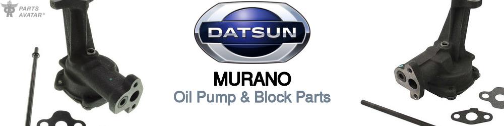 Discover Nissan datsun Murano Oil Pumps For Your Vehicle