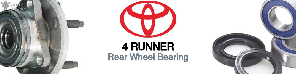 Discover Toyota 4 runner Rear Wheel Bearings For Your Vehicle