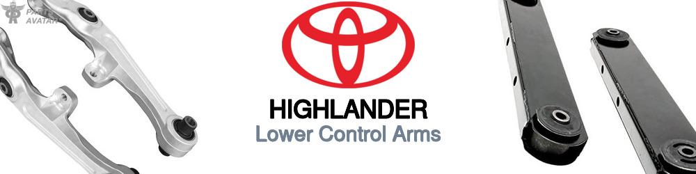 Discover Toyota Highlander Control Arms Without Ball Joints For Your Vehicle