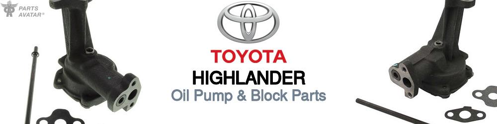 Discover Toyota Highlander Oil Pumps For Your Vehicle