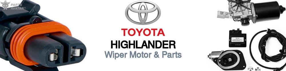 Discover Toyota Highlander Wiper Motor Parts For Your Vehicle