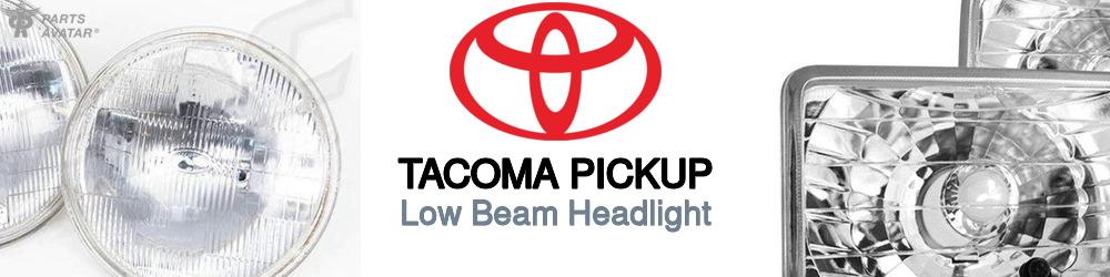 Discover Toyota Tacoma pickup Low Beam Bulbs For Your Vehicle