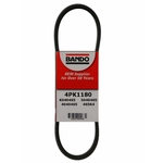 Order Courroie de Climatisation, alternateur et pompe à eau by BANDO USA - 4PK1180 For Your Vehicle