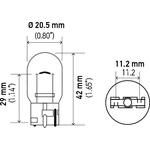 Order Backup Light by HELLA - 7440 For Your Vehicle