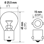 Order Backup Light (Pack of 10) by HELLA - 7506 For Your Vehicle