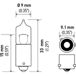 Order Backup Light by HELLA - H21W For Your Vehicle