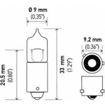 Order Lumière de reculon (Pack of 10) by HELLA - H6W For Your Vehicle