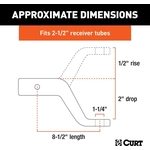 Order Commercial Duty Ball Mount by CURT MANUFACTURING - 45456 For Your Vehicle