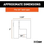 Order Coupler Lock by CURT MANUFACTURING - 23022 For Your Vehicle