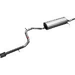 Order Muffler And Pipe Assembly by WALKER USA - 70023 For Your Vehicle