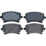 Order Rear Semi Metallic Pads by WORLDPARTS SYNERGY - WSD1108MH For Your Vehicle