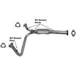 Order Direct Fit Converter by AP EXHAUST - 776840 For Your Vehicle