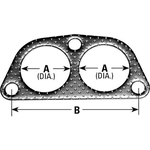 Order Exhaust Pipe Flange Gasket by AP EXHAUST - 9253 For Your Vehicle