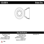 Order Tambour de frein avant by CENTRIC PARTS - 123.65014 For Your Vehicle