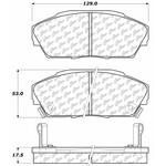 Order Front Ceramic Pads by CENTRIC PARTS - 103.04090 For Your Vehicle