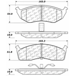 Order Front Ceramic Pads by CENTRIC PARTS - 103.05910 For Your Vehicle