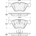 Order Front Ceramic Pads by CENTRIC PARTS - 103.09460 For Your Vehicle