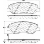 Order Front Ceramic Pads by CENTRIC PARTS - 103.12020 For Your Vehicle