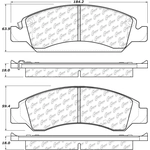 Order Front Ceramic Pads by CENTRIC PARTS - 103.13630 For Your Vehicle