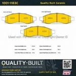 Order Front Ceramic Pads by QUALITY-BUILT - 1001-1183C For Your Vehicle