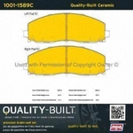 Order Plaquettes avant en céramique  by QUALITY-BUILT - 1001-1589C For Your Vehicle